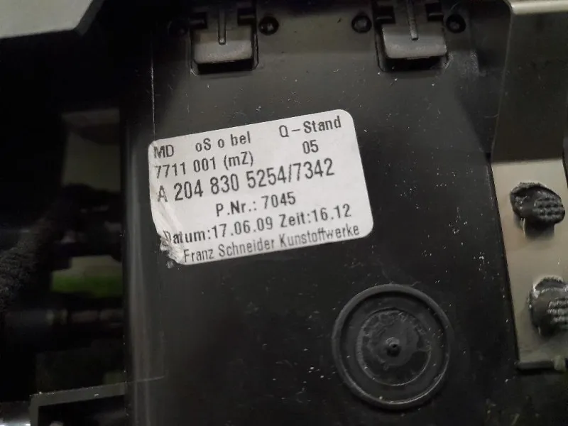 Griglia Condotto ARIA Cruscotto Centrale A2048305254 Mercedes Classe C W204 2007