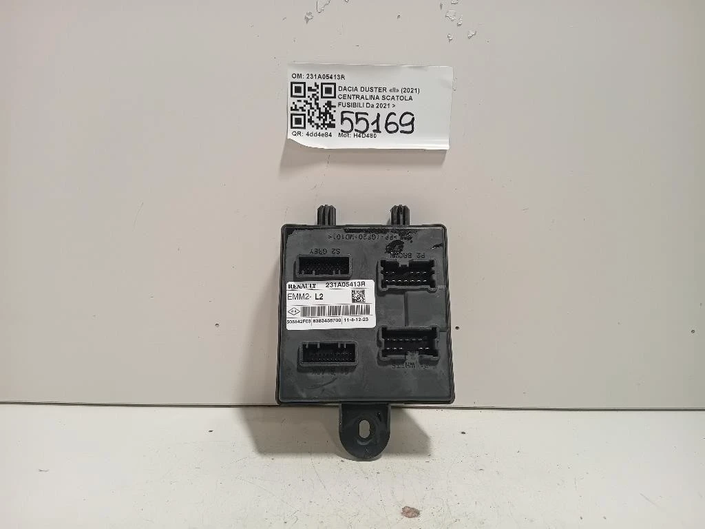 Centralina Scatola Fusibili 231A05413R Dacia Duster II 2021