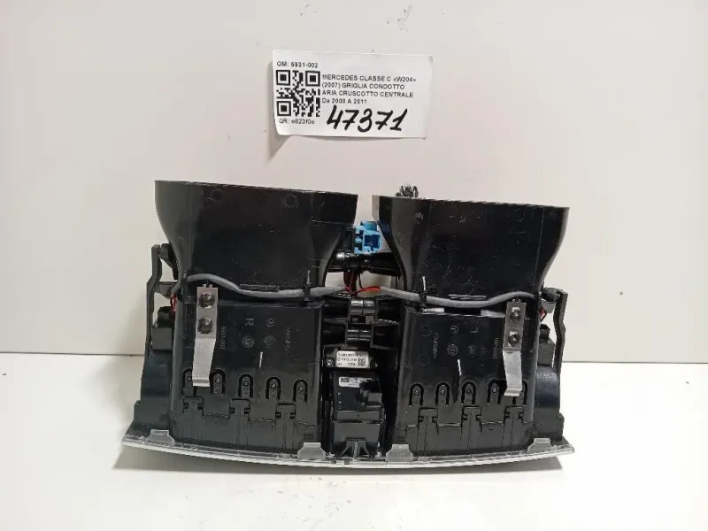 Griglia Condotto ARIA Cruscotto Centrale 5931-002 Mercedes Classe C W204 2007