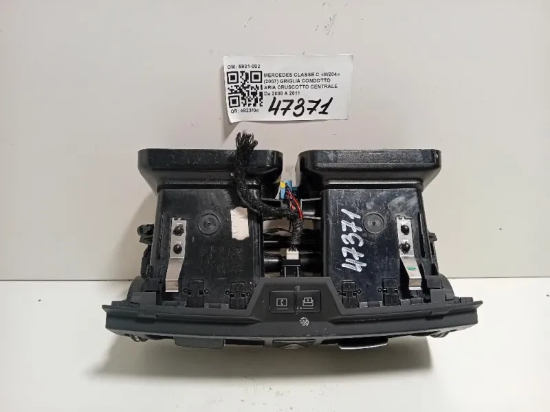 Griglia Condotto ARIA Cruscotto Centrale 5931-002 Mercedes Classe C W204 2007