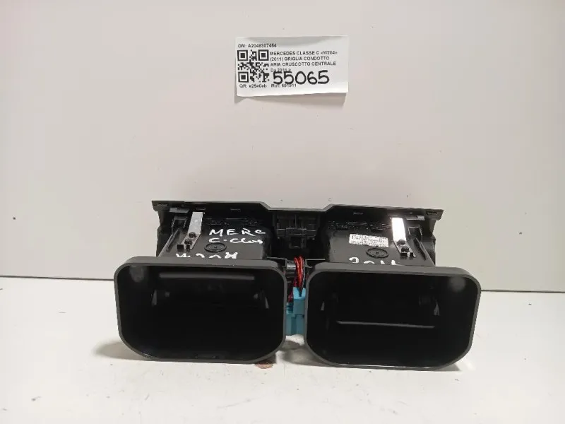Griglia Condotto ARIA Cruscotto Centrale A2048307454 Mercedes Classe C W204 2011