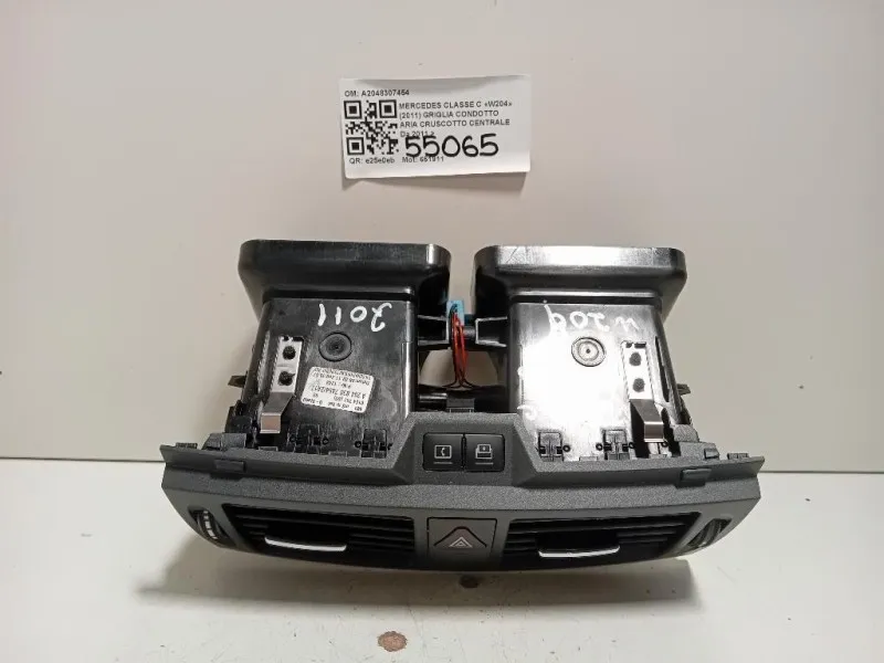 Griglia Condotto ARIA Cruscotto Centrale A2048307454 Mercedes Classe C W204 2011