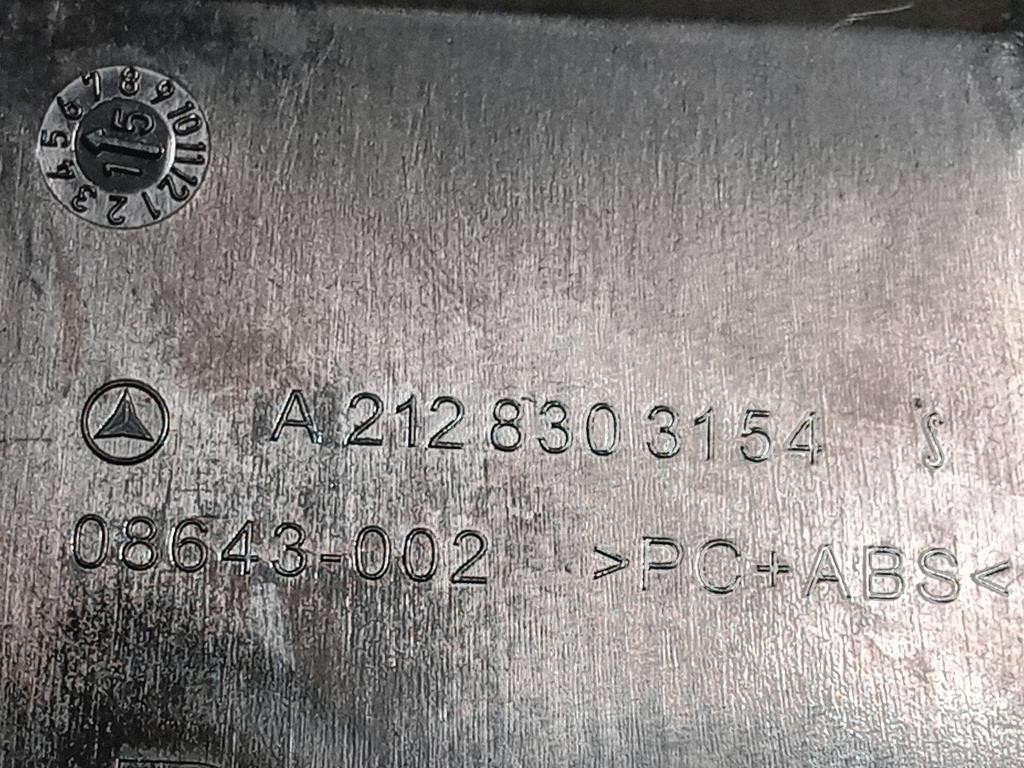 Griglia Condotto ARIA Cruscotto Centrale A2128303154 Mercedes Classe E W212 2013