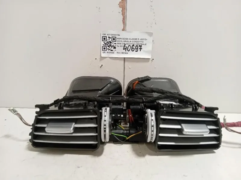 Griglia Condotto ARIA Cruscotto Centrale A2128303154 Mercedes Classe E W212 2013