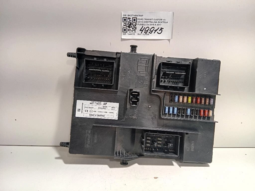 Centralina Scatola Fusibili BK2T14B476AP Ford Transit Custom I 2013