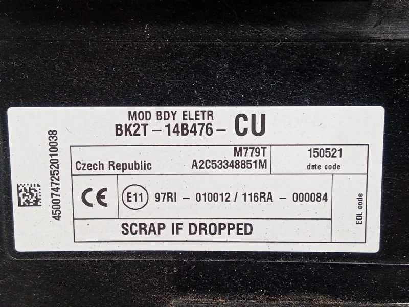 Centralina Scatola Fusibili BK2T-14B476-CU Ford Transit Custom I 2013