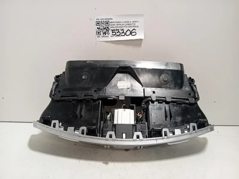 Griglia Condotto ARIA Cruscotto Centrale A2218300954 Mercedes Classe S W221 2006
