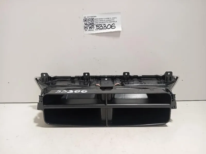 Griglia Condotto ARIA Cruscotto Centrale A2218300954 Mercedes Classe S W221 2006