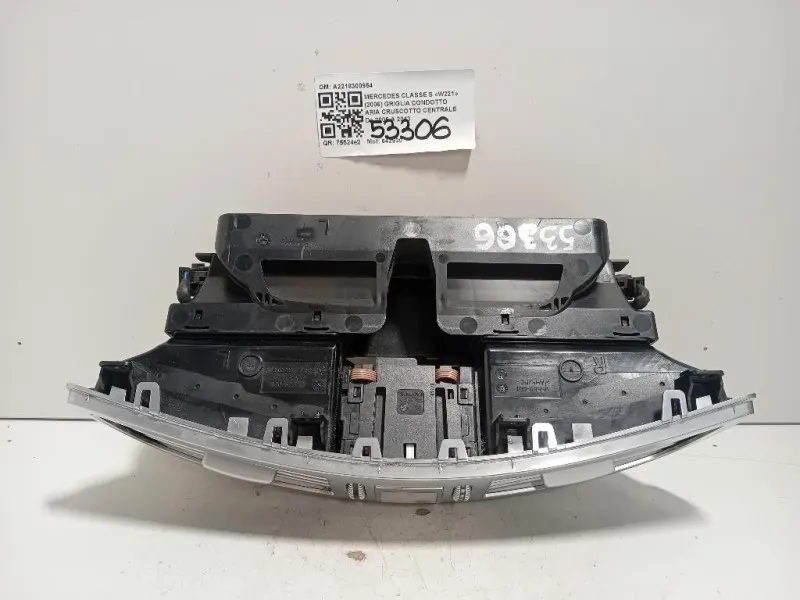 Griglia Condotto ARIA Cruscotto Centrale A2218300954 Mercedes Classe S W221 2006