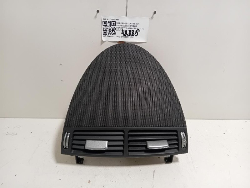 Griglia Condotto ARIA Cruscotto Centrale A1718300854 Mercedes Classe SLK R171 2004