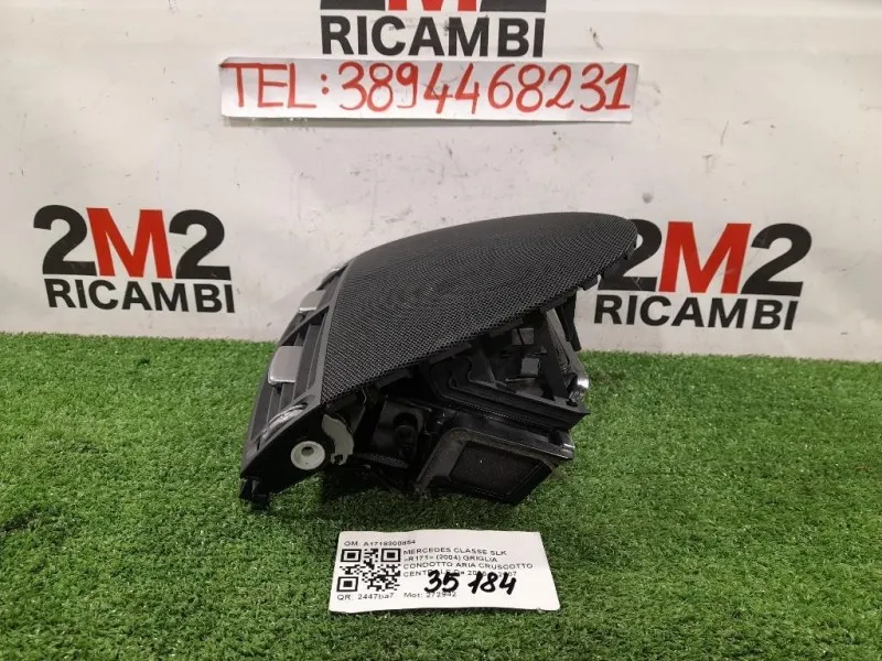 Griglia Condotto ARIA Cruscotto Centrale A1718300854 Mercedes Classe SLK R171 2004