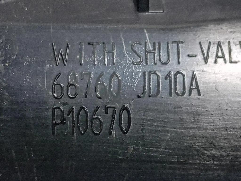 Griglia Condotto ARIA Cruscotto Centrale 68760-JD10A SX+DX Nissan Qashqai I 2007