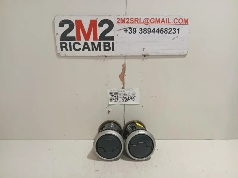 Griglia Condotto ARIA Cruscotto Centrale 68760-JD10A SX+DX Nissan Qashqai I 2007