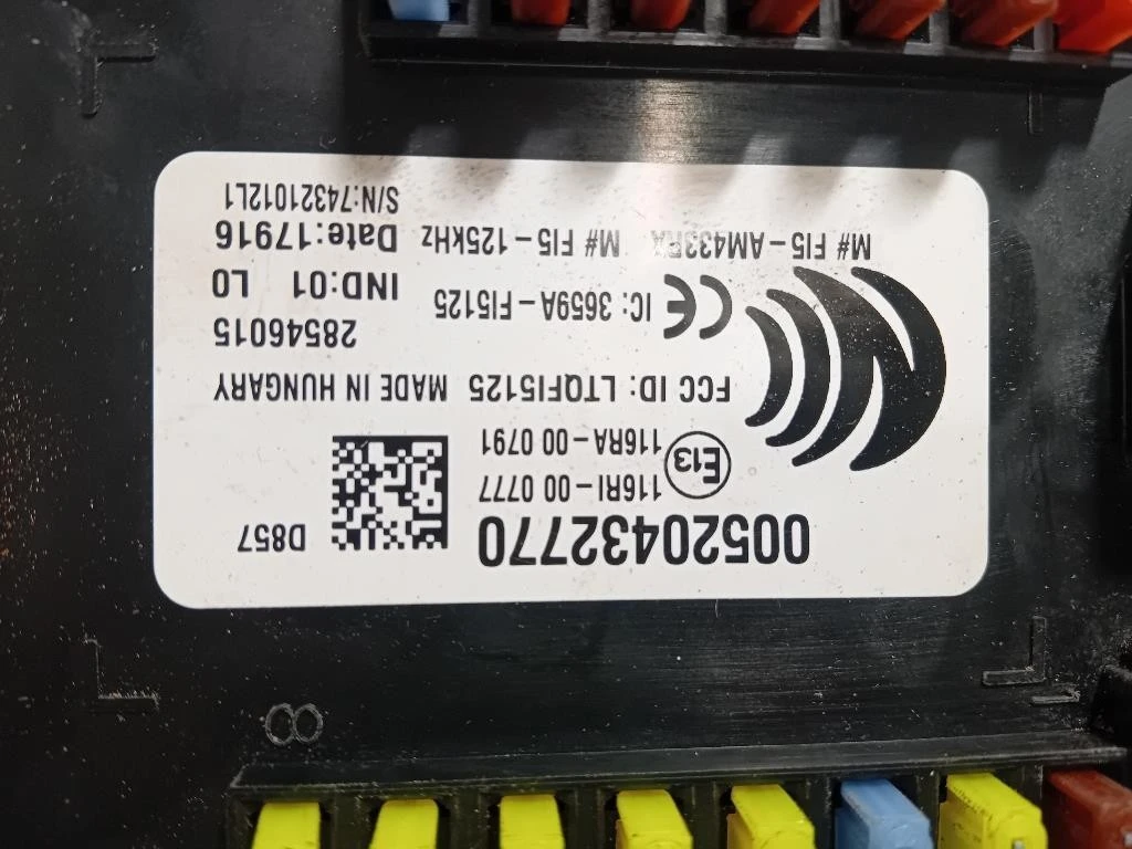 Centralina Scatola Fusibili 00520432770 Jeep Renegade 2015