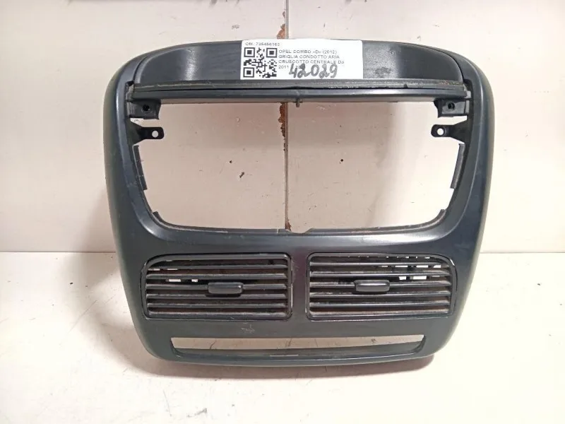 Griglia Condotto ARIA Cruscotto Centrale 735456163 Opel Combo D 2012