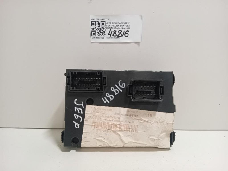 Centralina Scatola Fusibili 00520432770 Jeep Renegade 2015
