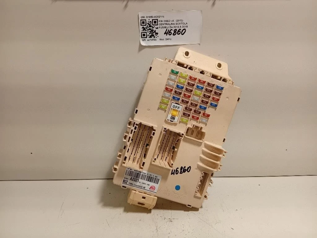 Centralina Scatola Fusibili 91950-A202110 Kia CEED II 2012