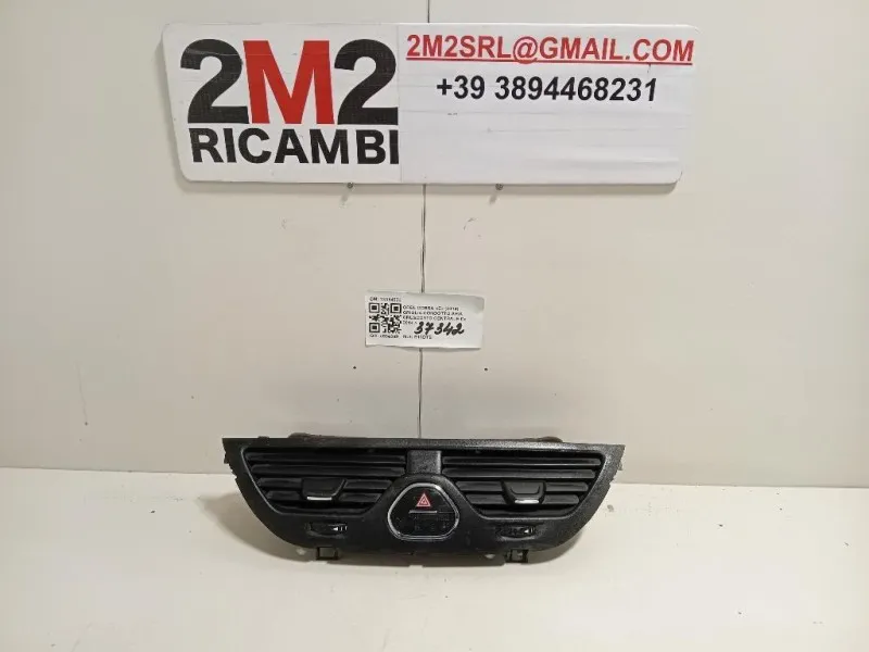Griglia Condotto ARIA Cruscotto Centrale 13384933 Opel Corsa E 2014
