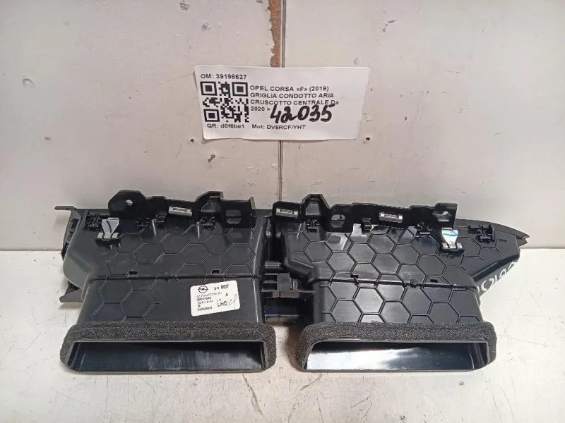 Griglia Condotto ARIA Cruscotto Centrale 39198627 Opel Corsa F 2019