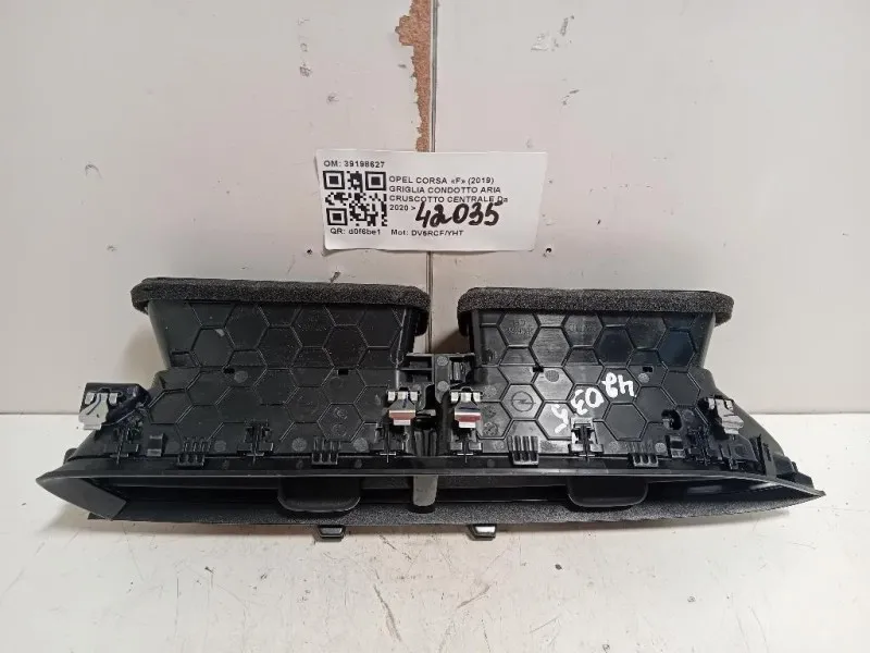 Griglia Condotto ARIA Cruscotto Centrale 39198627 Opel Corsa F 2019