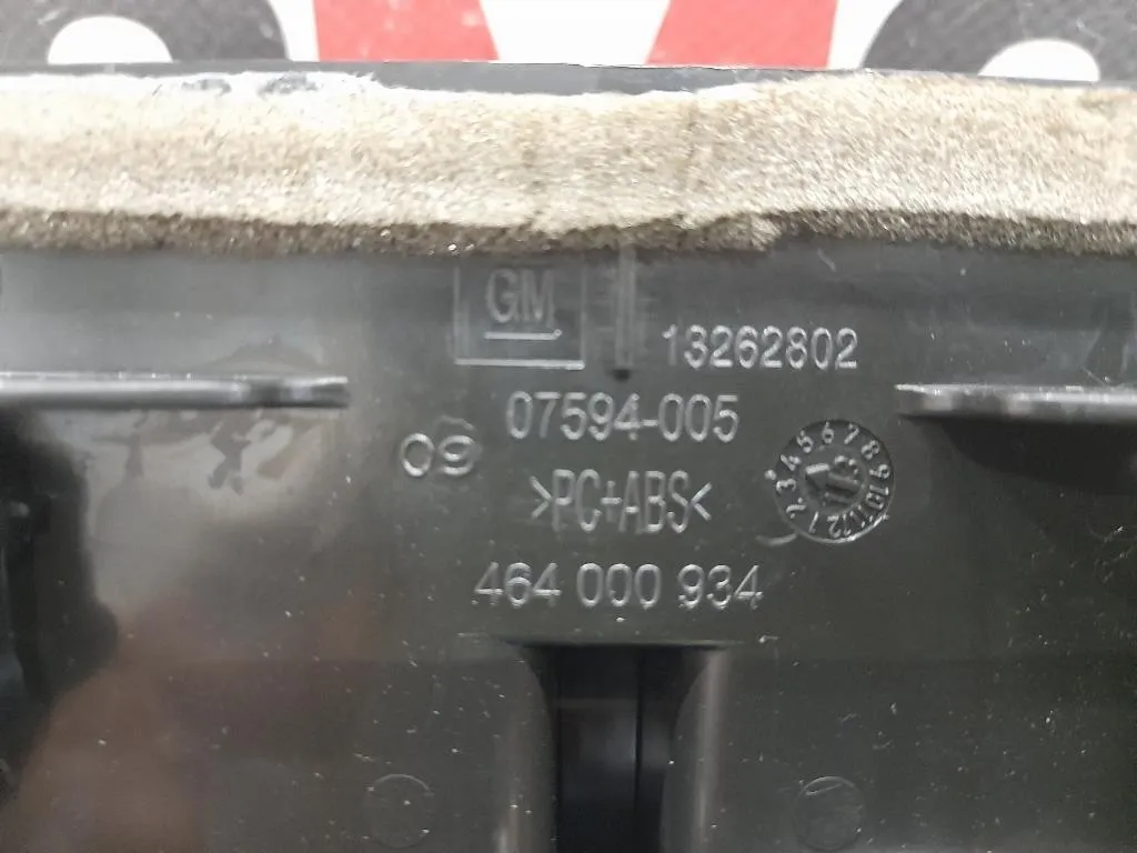 Griglia Condotto ARIA Cruscotto Centrale 13262802 Opel Meriva B 2010