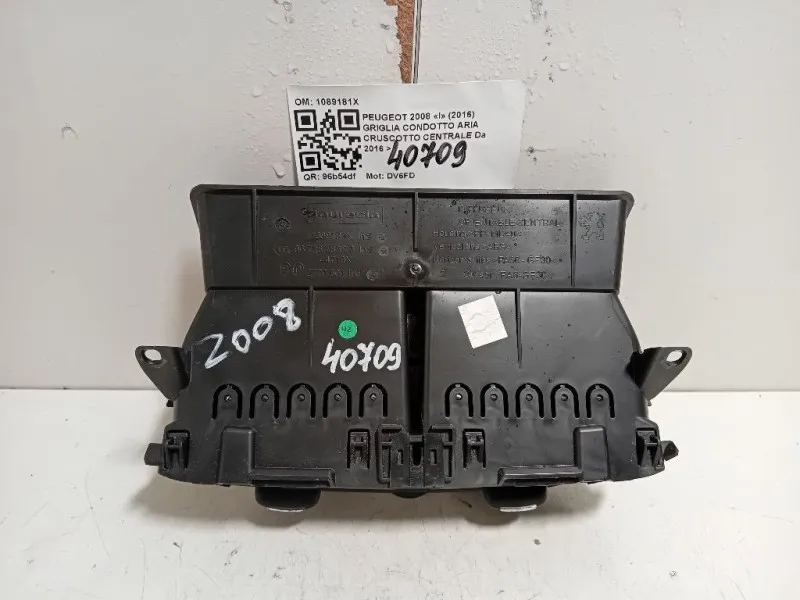 Griglia Condotto ARIA Cruscotto Centrale 1089181X Peugeot 2008 I 2016