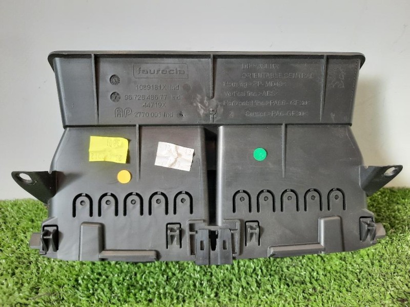 Griglia Condotto ARIA Cruscotto Centrale 96728486ZD Peugeot 208 I 2012