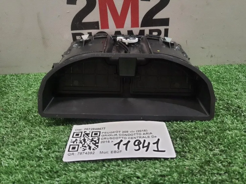 Griglia Condotto ARIA Cruscotto Centrale 9672848677 Peugeot 208 I 2015