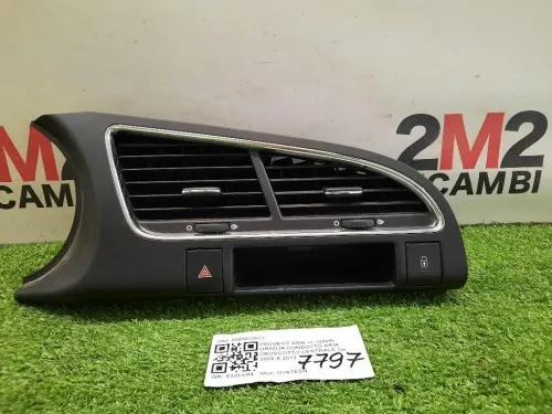 Griglia Condotto ARIA Cruscotto Centrale 9685023677 Peugeot 3008 I 2009