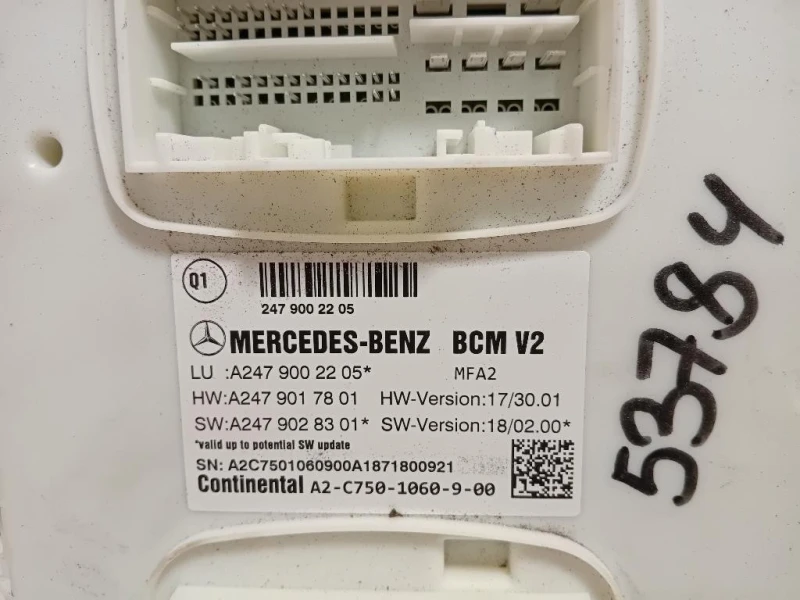 Centralina Scatola Fusibili A2479002205 Mercedes Classe A W177 2018