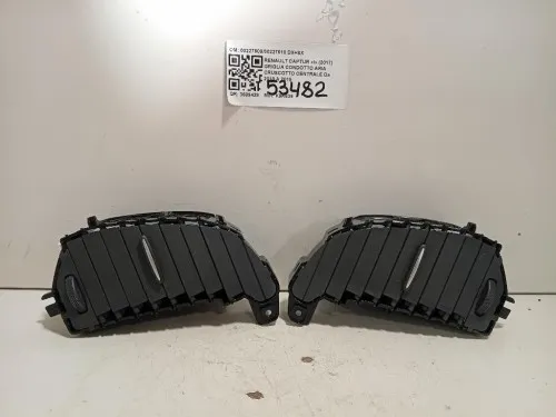 Griglia Condotto ARIA Cruscotto Centrale 0022760900227610 DX+SX Renault Captur I 2017