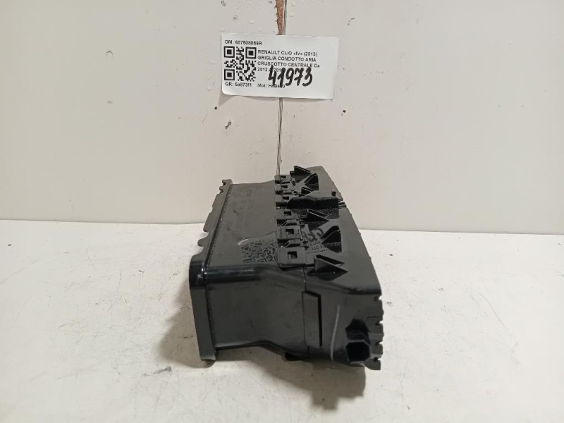 Griglia Condotto ARIA Cruscotto Centrale 687508859R Renault CLIO IV 2013