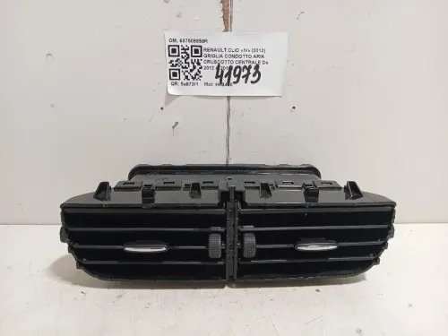 Griglia Condotto ARIA Cruscotto Centrale 687508859R Renault CLIO IV 2013