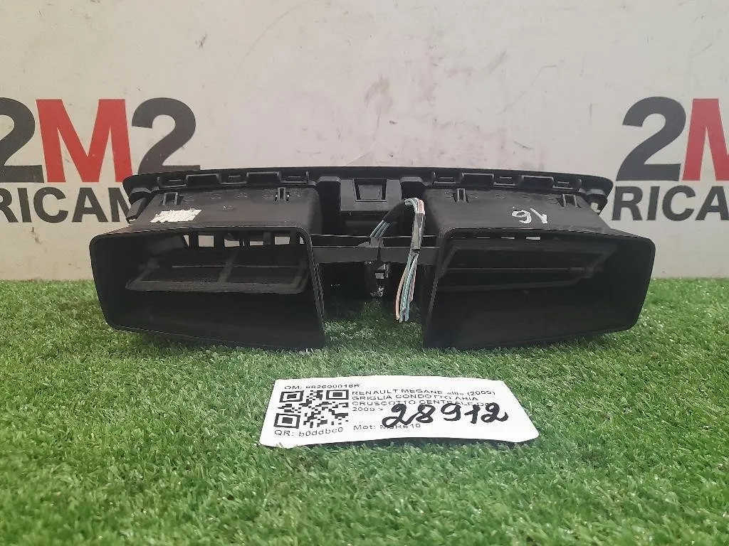 Griglia Condotto ARIA Cruscotto Centrale 682600016R Renault Mégane III 2009
