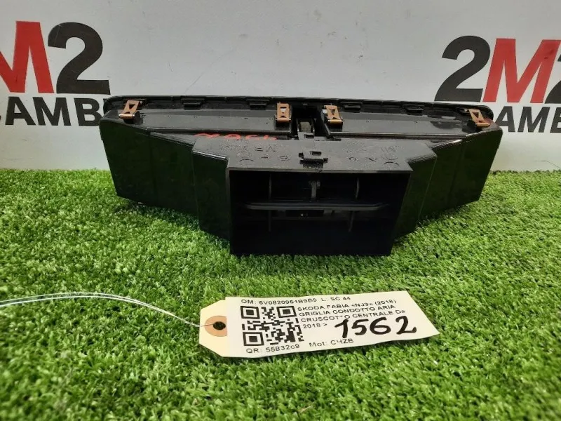 Griglia Condotto ARIA Cruscotto Centrale 6V0820951B9B9 Skoda Fabia NJ3 2018