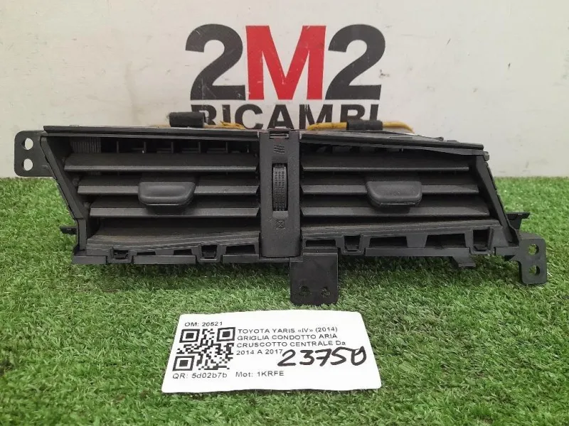 Griglia Condotto ARIA Cruscotto Centrale 20521 Toyota Yaris IV 2014