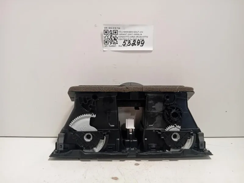 Griglia Condotto ARIA Cruscotto Centrale 5K0 815 736 Volkswagen GOLF V Variant 2007