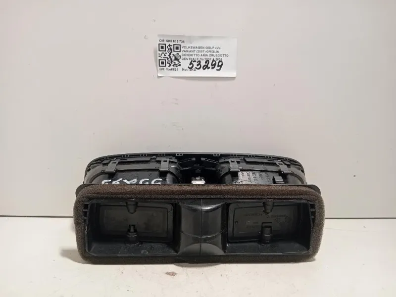 Griglia Condotto ARIA Cruscotto Centrale 5K0 815 736 Volkswagen GOLF V Variant 2007