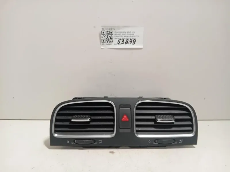 Griglia Condotto ARIA Cruscotto Centrale 5K0 815 736 Volkswagen GOLF V Variant 2007