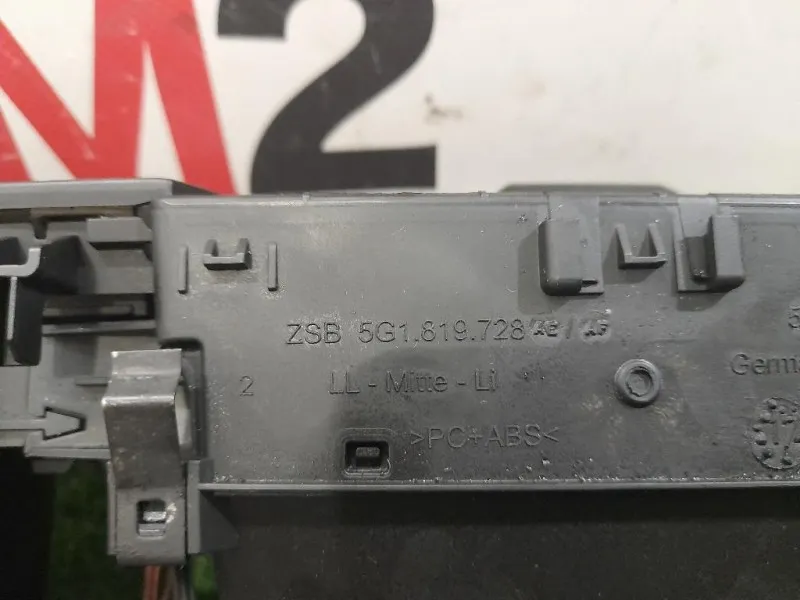 Griglia Condotto ARIA Cruscotto Centrale 5G1819728AE Volkswagen GOLF VII 2013