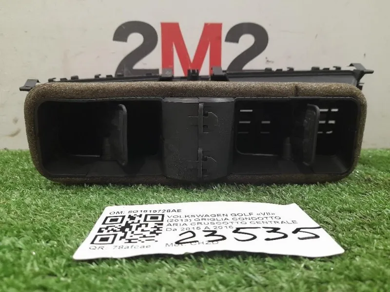 Griglia Condotto ARIA Cruscotto Centrale 5G1819728AE Volkswagen GOLF VII 2013