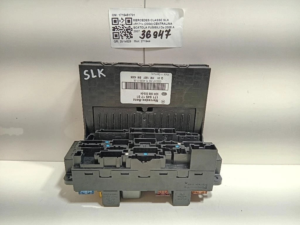 Centralina Scatola Fusibili 1715451701 Mercedes Classe SLK R171 2004