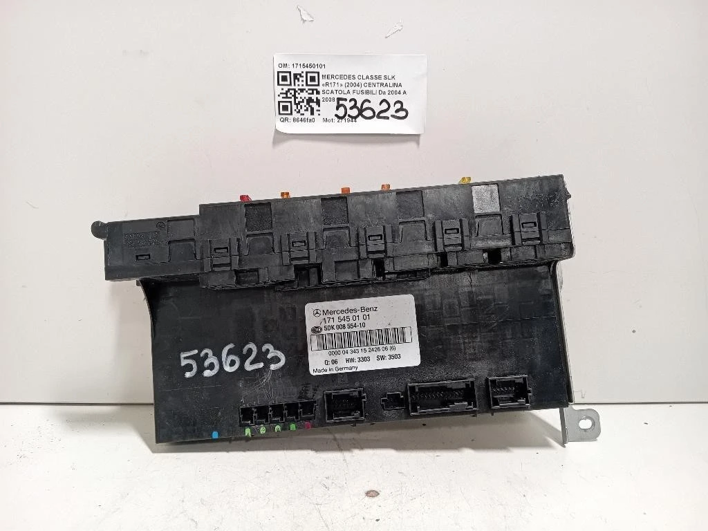 Centralina Scatola Fusibili 1715450101 Mercedes Classe SLK R171 2004