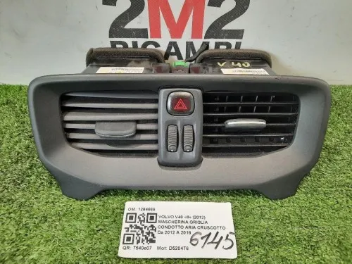 Griglia Condotto ARIA Cruscotto Centrale Volvo V40 II 2012
