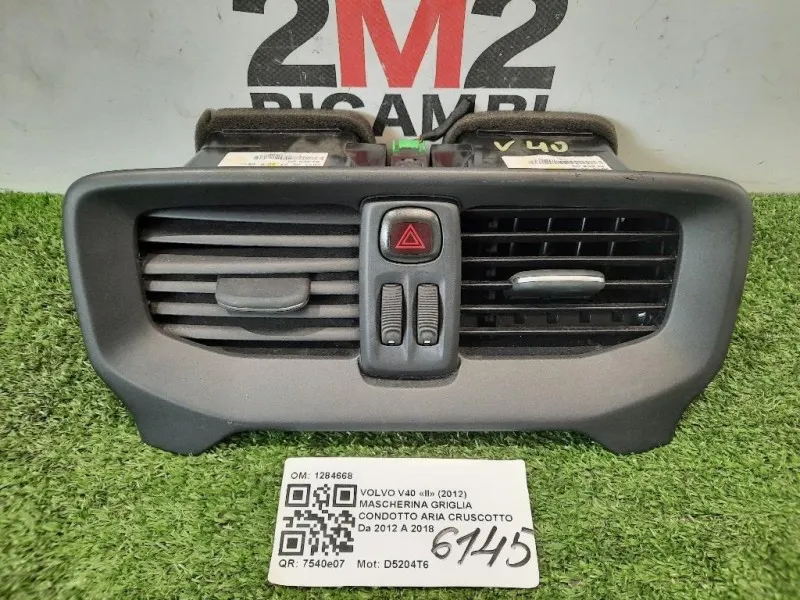Griglia Condotto ARIA Cruscotto Centrale Volvo V40 II 2012