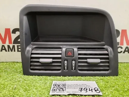 Griglia Condotto ARIA Cruscotto Centrale 30791738 Volvo XC60 I 2009