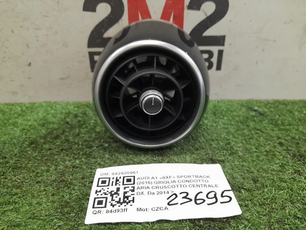 Griglia Condotto ARIA Cruscotto Centrale DX 8X2820951 Audi A1 8XF Sportback 2015