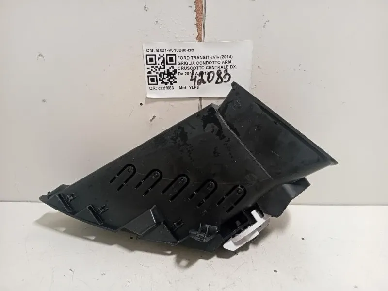 Griglia Condotto ARIA Cruscotto Centrale DX BX21-V018B08-BB Ford Transit VI 2014