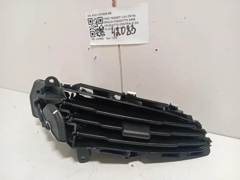 Griglia Condotto ARIA Cruscotto Centrale DX BX21-V018B08-BB Ford Transit VI 2014