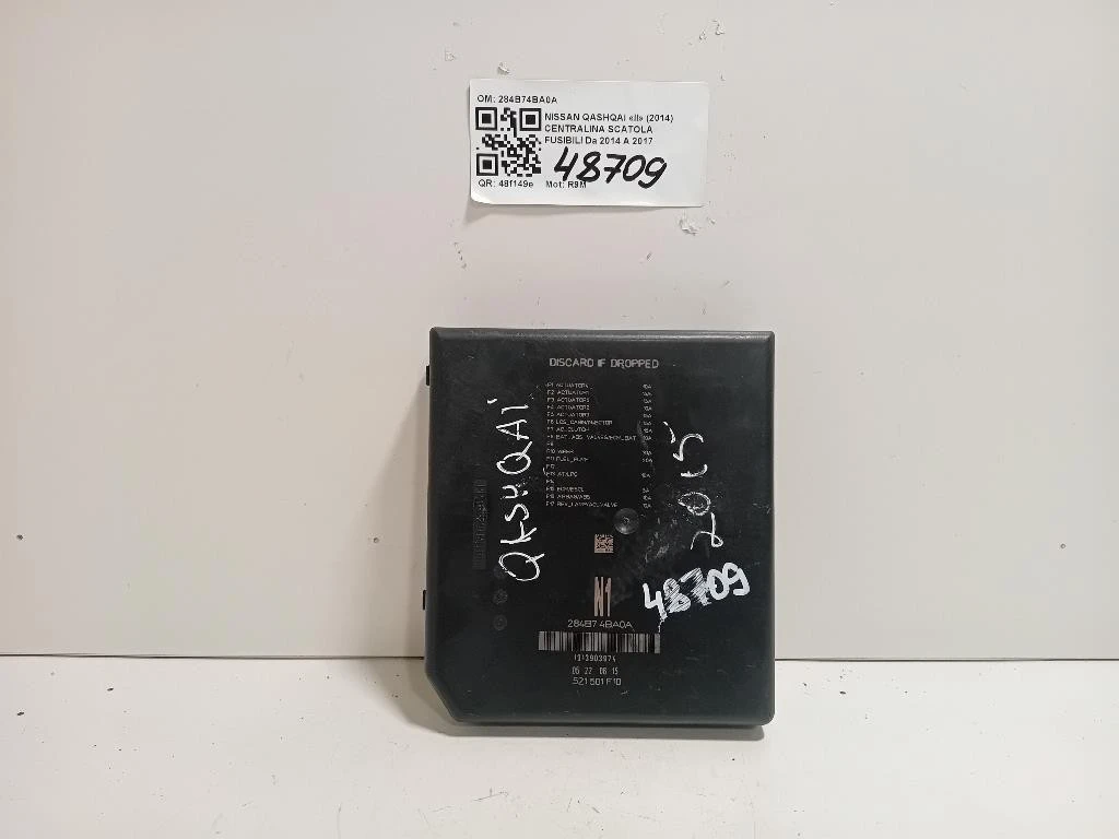 Centralina Scatola Fusibili 284B74BA0A Nissan Qashqai II 2014